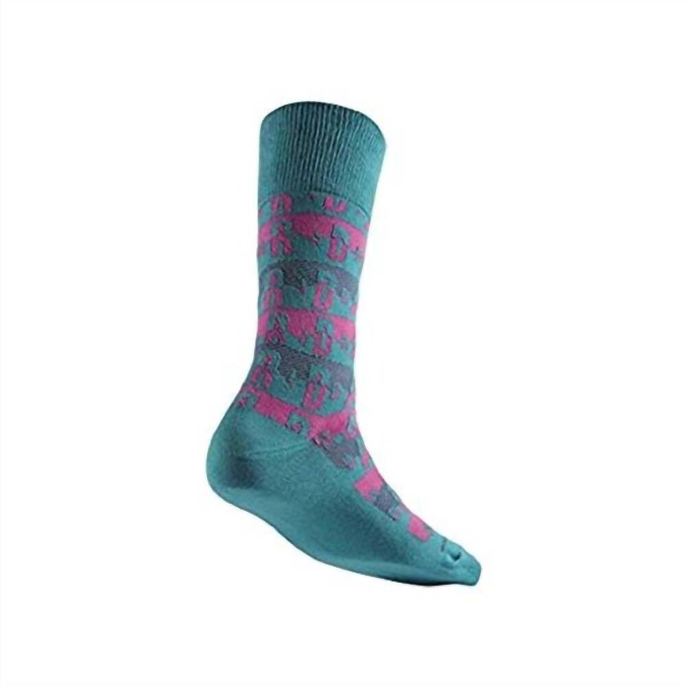 NEW JORDAN men's air sneaker socks in turquoise/pink